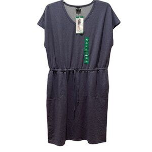 Women's Two Pockets Dress, 32Degree Cool, X L, Heather Ash Blue, NWT